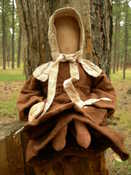PICTURE #2  As in early prairie doll tradition...I have left her faceless.