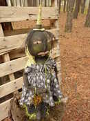 SOLD::: 18" tall to top of hat.3" base.  Email for more information and/or pictures.