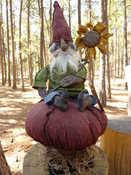 SOLD.  Gnome approx 16" tall.  Please email for further information.  Information regarding designer.